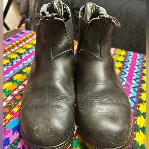 Blundstone Men's Black Leather Boots Aussie size 9.5, US 10.5